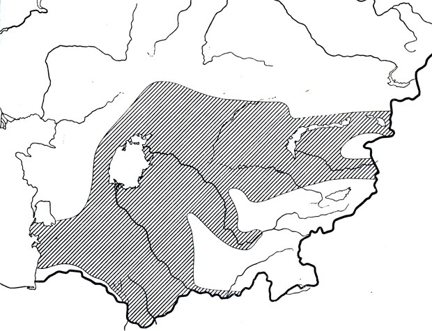 Карта 68. Сетчатая ящурка