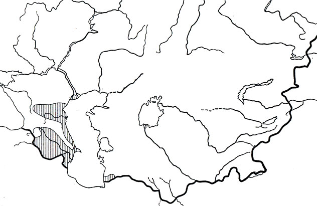 Карта 69. Полосатая ящерица